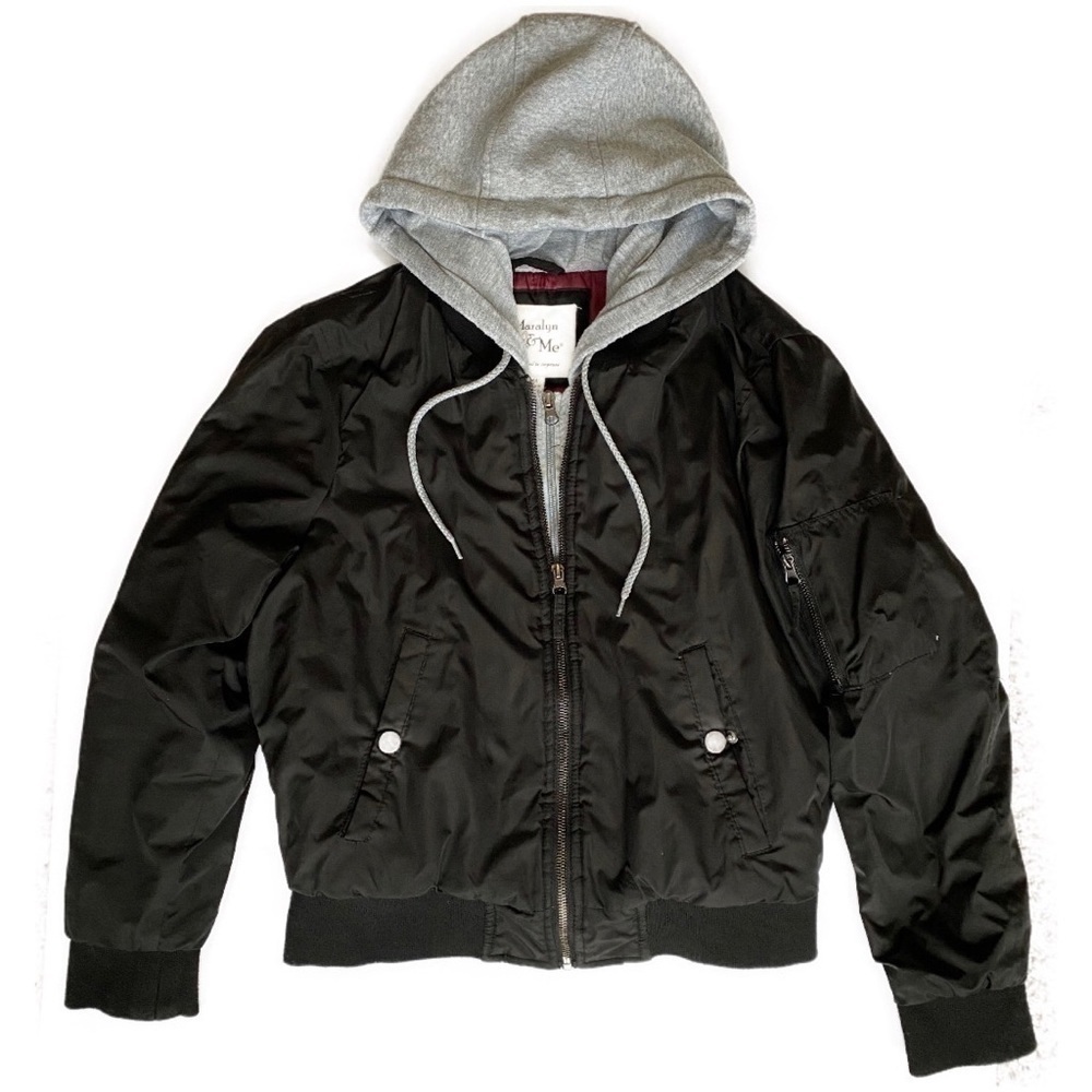 Kid’s Maralyn & Me Hoodie Coat Bomber Jacket M